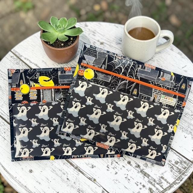 Cross Stitch Project Bag - Halloween - Standard Bag