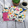 Cross Stitch Project Bag - Modern Parrot - Standard size