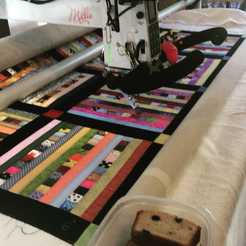 Award-winning butterfly quilt quilted on an APQS Millennium longarm by Treasure State Quilting