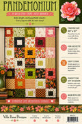 Pandemonium Quilt Pattern - Modern Sampler Quilt - Villa Rosa Designs - easy beginner - Stash busting