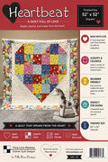 Heartbeat Quilt Pattern - Heart Valentine Love Quilt - Villa Rosa Designs - easy beginner - FQ friendly