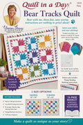 Quilt in a day - Eleanor Burns - Bear Tracks Quilt Pattern - Easy