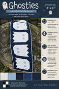 Ghosties Quilt Pattern – Halloween Table Runner, Easy Beginner Sewing Project