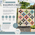 Baldwin Creek Quilt Pattern – Beginner Scrappy Modern Patchwork (68" x 68")