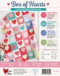 Box of Hearts Quilt Pattern – Fat Quarter Friendly, Modern Design (4 Sizes)