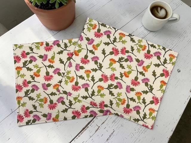 Cross Stitch Project Bag - Corn Flower - Standard size
