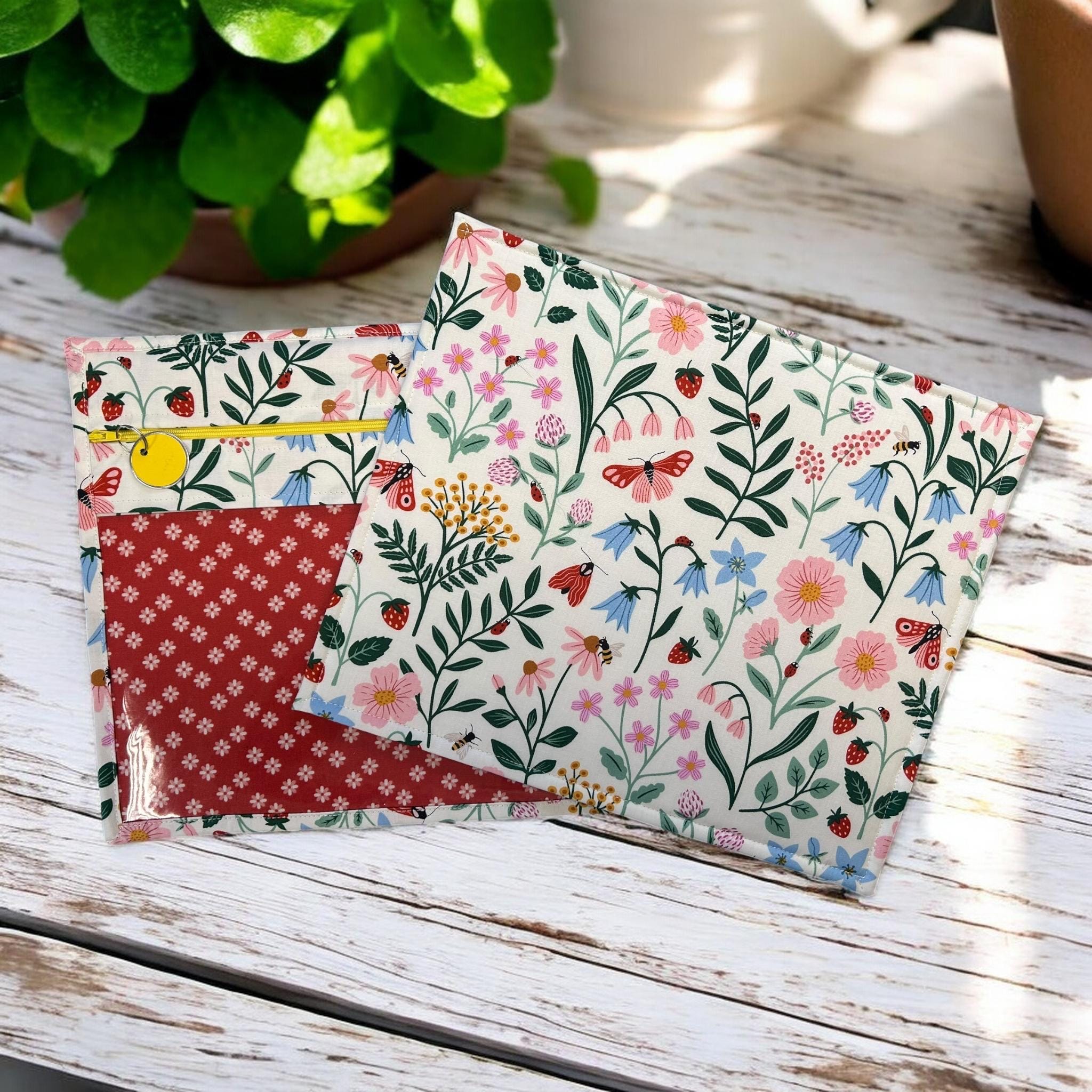 Cross Stitch Project Bag - Modern Flowers - Standard size