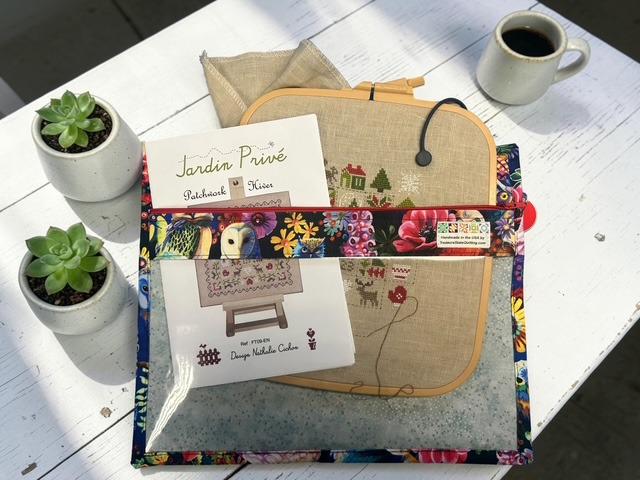 Cross Stitch Project Bag - Night Owl - Standard Bag