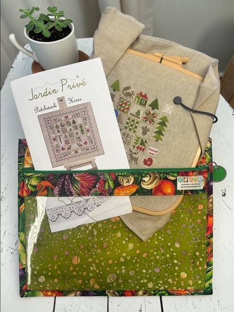 Cross Stitch Project Bag - Vegetables - Standard Bag