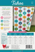 Cluck Cluck Sew -Tahoe Quilt Pattern - Fat Quarter friendly in 5 sizes