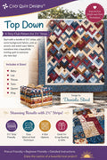 Cozy Quilt Designs - Daybreak Quilt Pattern - jelly roll friendly in 5 sizes - Beginner