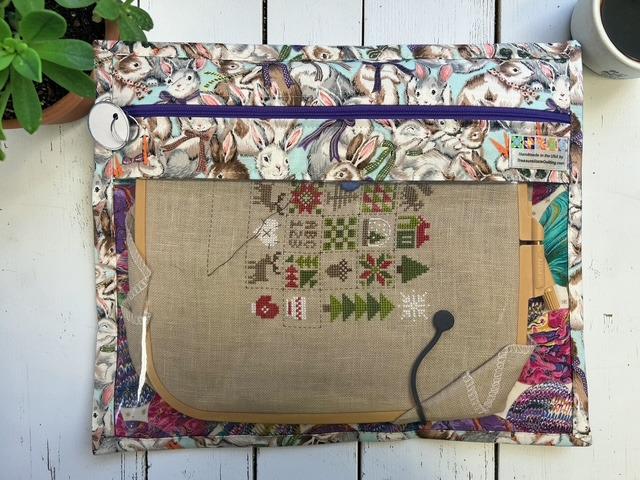 Cross Stitch Project Bag - Easter Bunny - Standard Bag