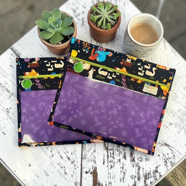 Cross Stitch Project Bag - Woodland Forest Animals - Standard Bag