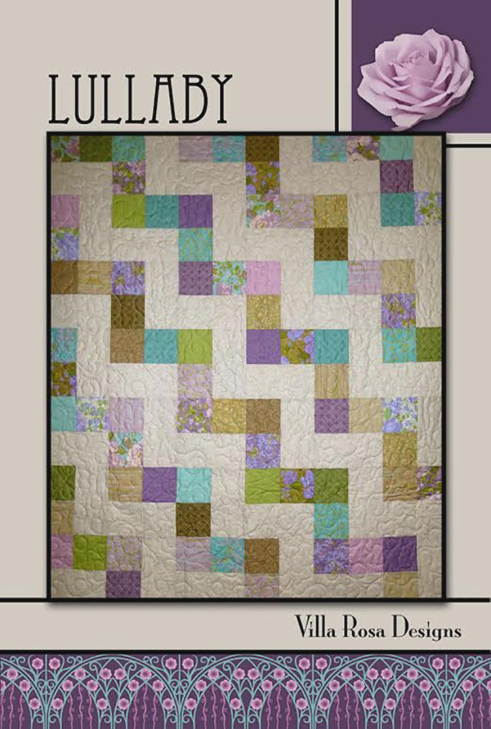 Lullaby Quilt Pattern - Soft Baby Lap Quilt - Villa Rosa Designs - easy beginner