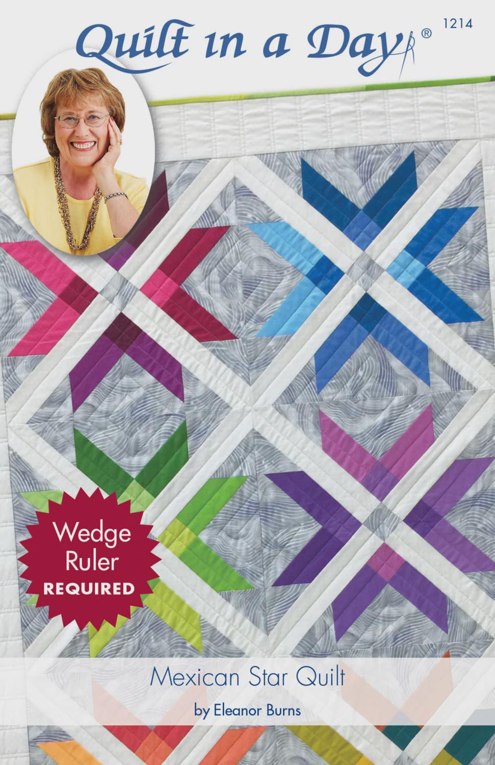 Quilt in a day - Eleanor Burns - 1214 - Mexican Star Quilt
