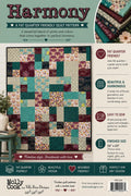 Harmony Quilt Pattern – Scrappy Fat Quarter Mosaic, Villa Rosa Designs