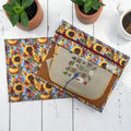 Cross Stitch Project Bag - Autumn Sunflowers and Pumpkins - Standard Bag