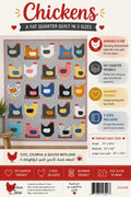 Farmhouse Chicken Quilt Pattern – Fat Quarter Friendly, Modern Animal Design
