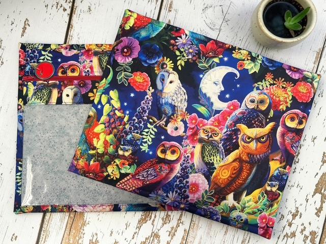Cross Stitch Project Bag - Night Owl - Standard Bag