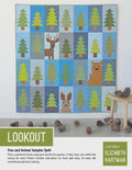 Elizabeth Hartman - Lookout quilt - Quilt pattern EH 071 chart - NEW - 3 sizes - Modern - boy - man - forest