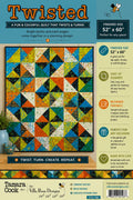 Twisted Quilt Pattern – Modern Scrappy HST Design by Tamara Cook