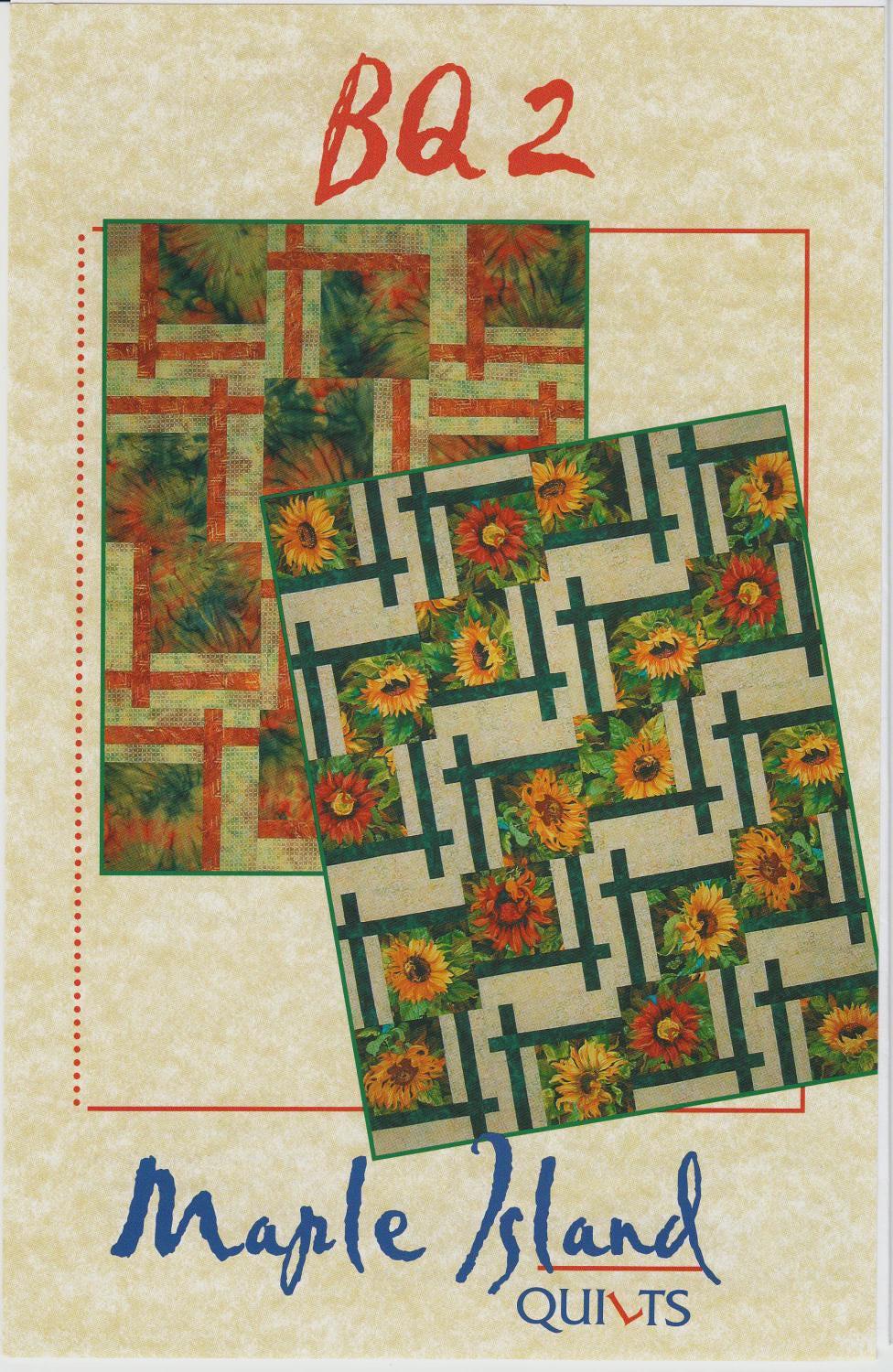 Maple Island Quilts - BQ2 - Quilt Pattern - 5 sizes