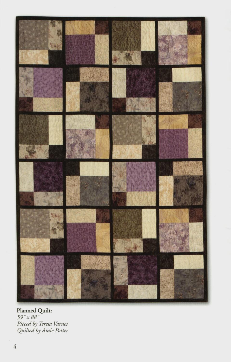 Eleanor Burns Piece of Cake Quilt Pattern – Layer Cake Friendly, Easy Quilting Sizes