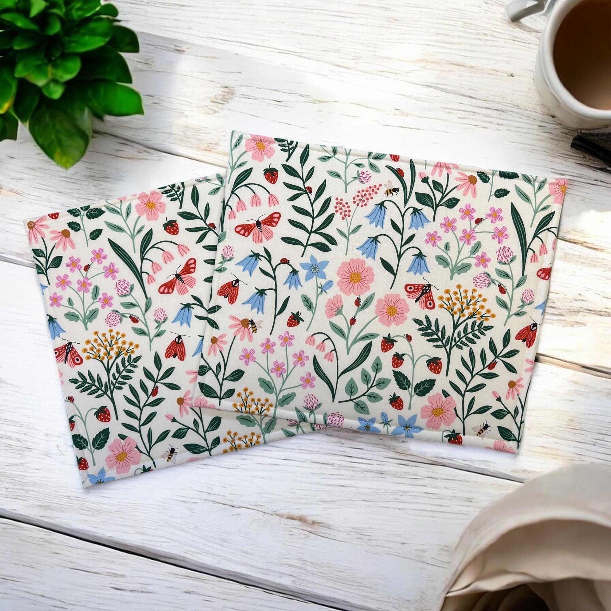 Cross Stitch Project Bag - Modern Flowers - Standard size
