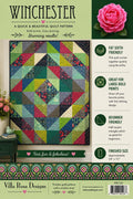 Winchester Quilt Pattern - Patchwork Scrappy Quilt - Villa Rosa Designs - easy beginner