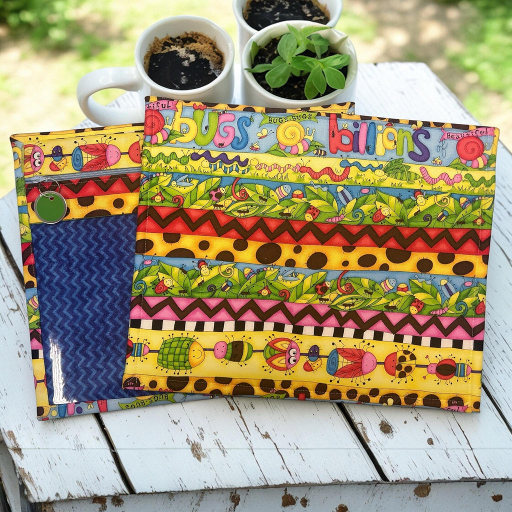 Cross Stitch Project Bag - Cute Bugs - Standard Bag