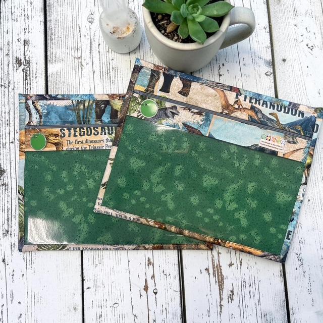 Cross Stitch Project Bag - Dinosaur - Standard Bag