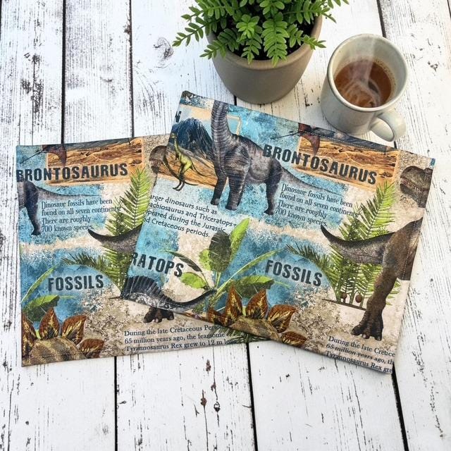 Cross Stitch Project Bag - Dinosaur - Standard Bag
