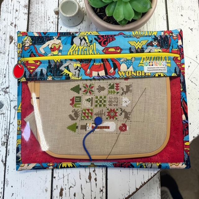 Cross Stitch Project Bag - Wonder Woman - Standard Bag