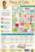 Eleanor Burns Piece of Cake Quilt Pattern – Layer Cake Friendly, Easy Quilting Sizes