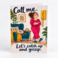 Set of 5 funny illustrated greeting cards standing on a white background, all designs by Sascha by TSQ — view 7