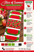 Watermelon Quilt Pattern – Slice of Summer Table Runner, Villa Rosa Designs