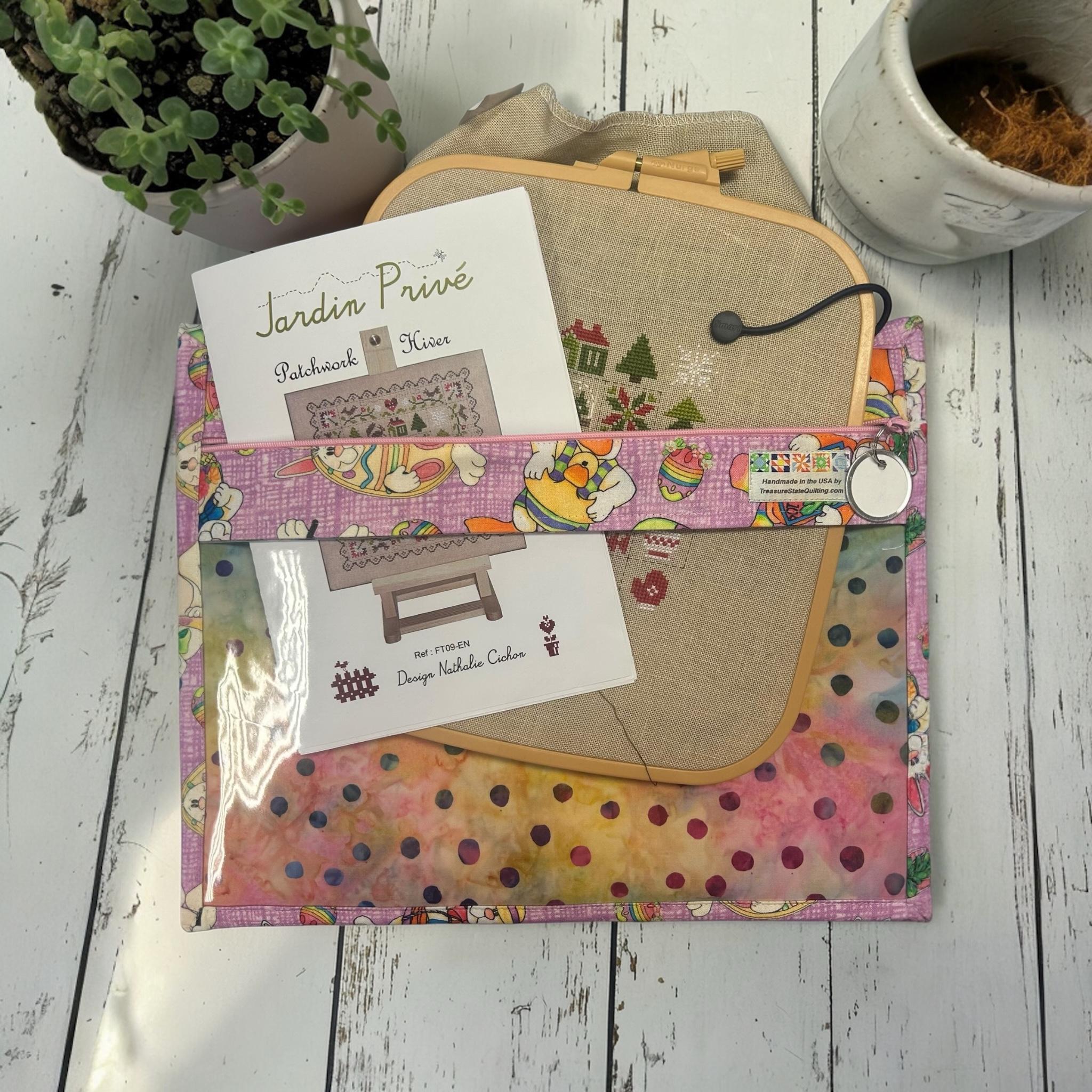 Cross Stitch Project Bag - Easter Bunny - Standard Bag