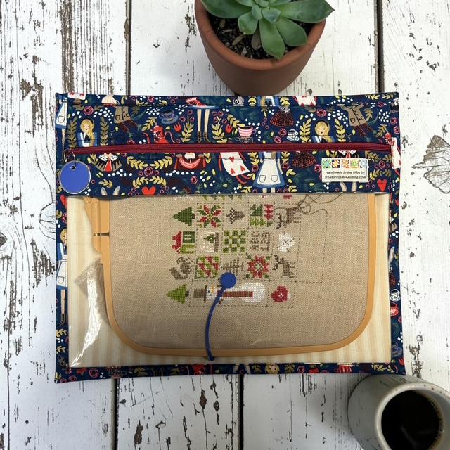 Cross Stitch Project Bag - Alice - Standard size