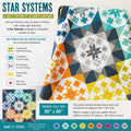 Elizabeth Hartman - Star Systems quilt - Quilt pattern EH 067 chart - queen size - Modern