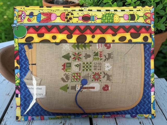 Cross Stitch Project Bag - Cute Bugs - Standard Bag