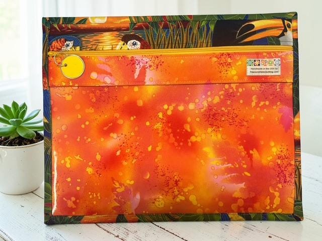 Cross Stitch Project Bag - Toucan Tropical Bird - Standard Bag