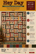 Hey Day Quilt Pattern - Scrappy Modern Quilt - Villa Rosa Designs - easy beginner - Molly Cook