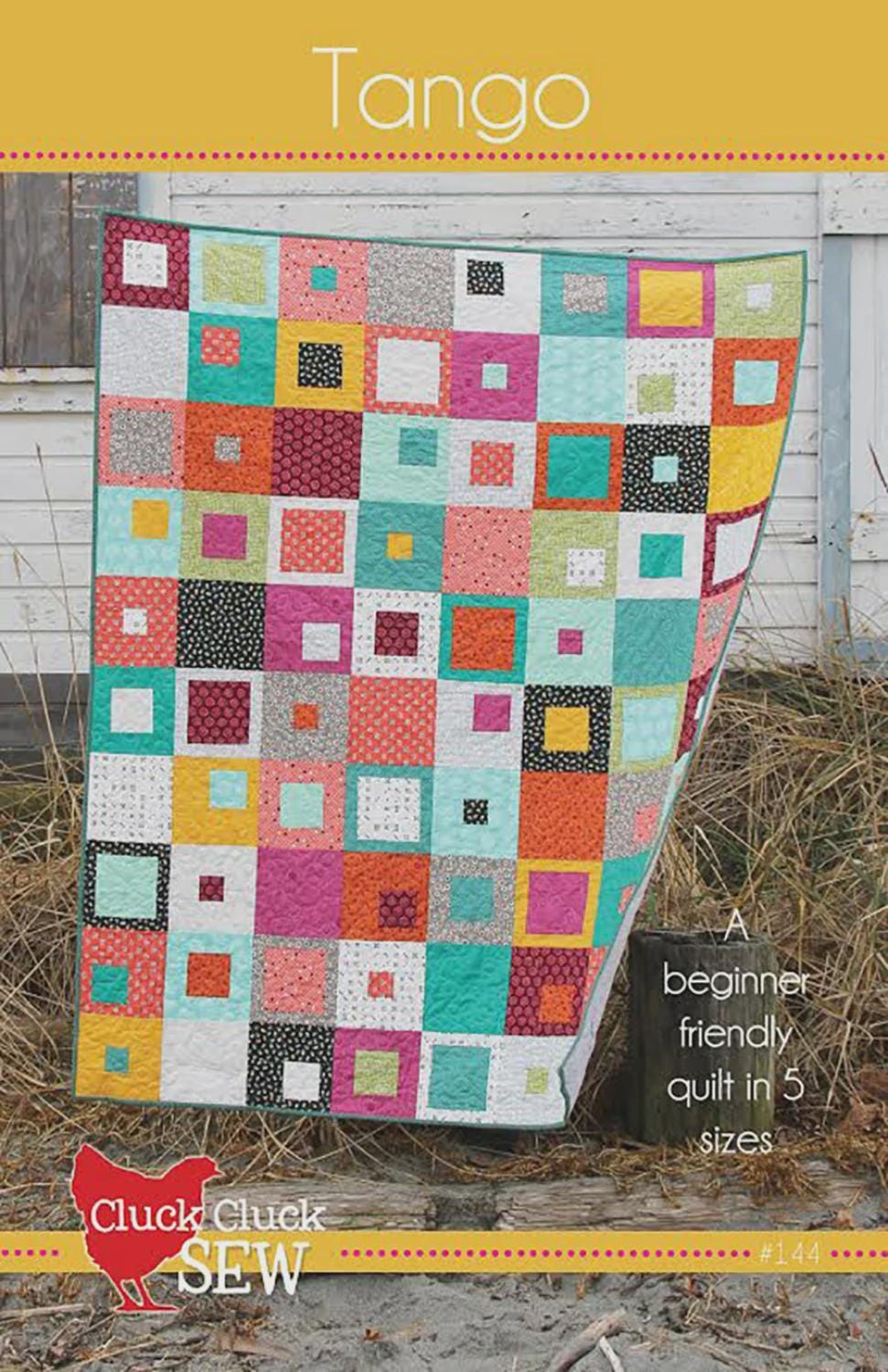 Cluck Cluck Sew - Tango Quilt Pattern - Beginner friendly - 5 sizes