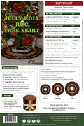 RJ designs - Jelly Roll Rug Tree Skirt - 3 sizes