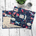 Cross Stitch Project Bag - USA Patriotic Americana - Standard Bag