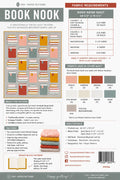 Book Nook Quilt Pattern – Modern Fat Quarter Friendly Design (Printed Paper)