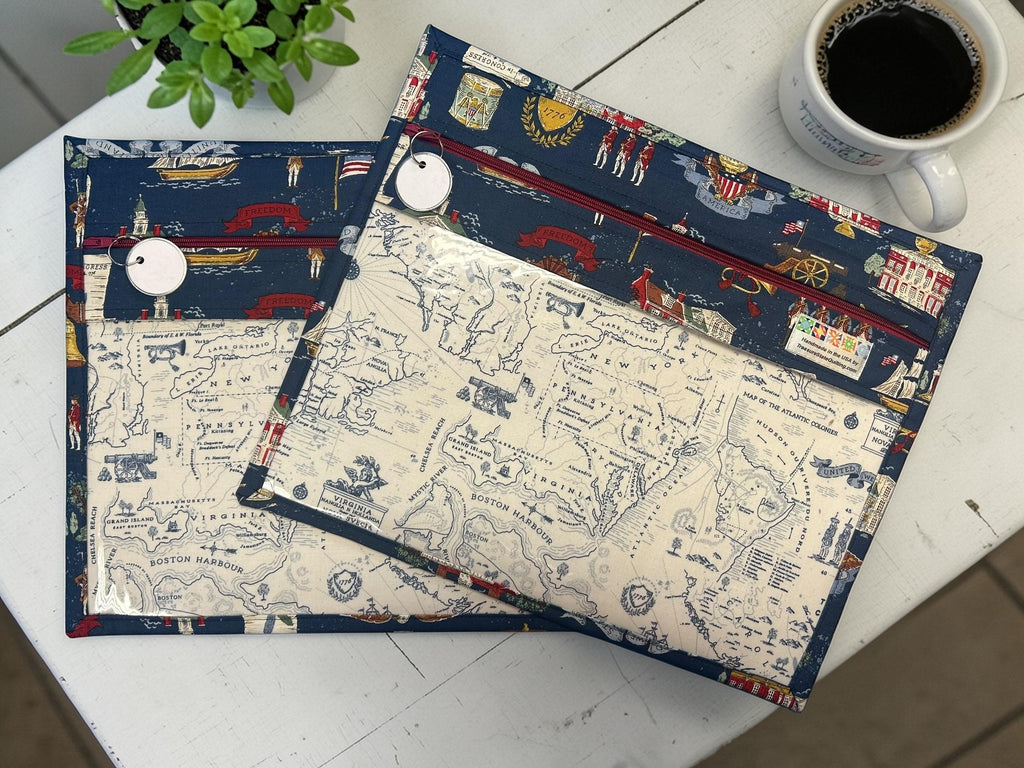 Cross Stitch Project Bag - Independence Day Patriotic USA - Standard Bag