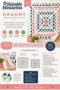 Thimble Blossoms - Camille Roskelly - Granny Quilt pattern #285 chart - NEW - 2 sizes throw baby