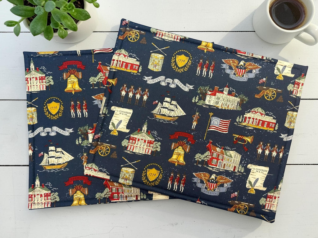 Cross Stitch Project Bag - Independence Day Patriotic USA - Standard Bag