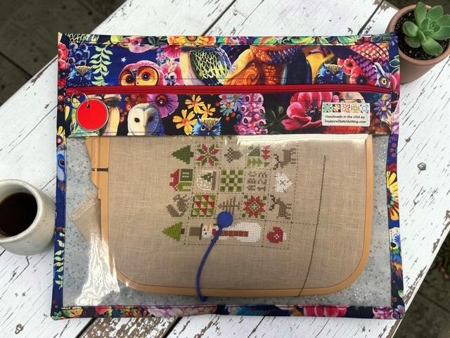 Cross Stitch Project Bag - Night Owl - Standard Bag